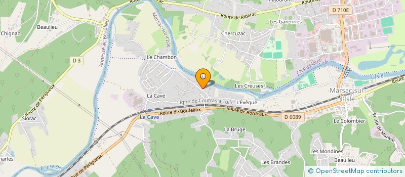 localisation de l'entreprise BAUDRY ET FILS  MARSAC-SUR-L'ISLE