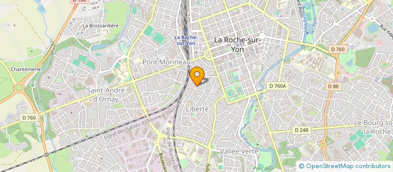 localisation de l'entreprise BAUDRY LMP à LA ROCHE-SUR-YON