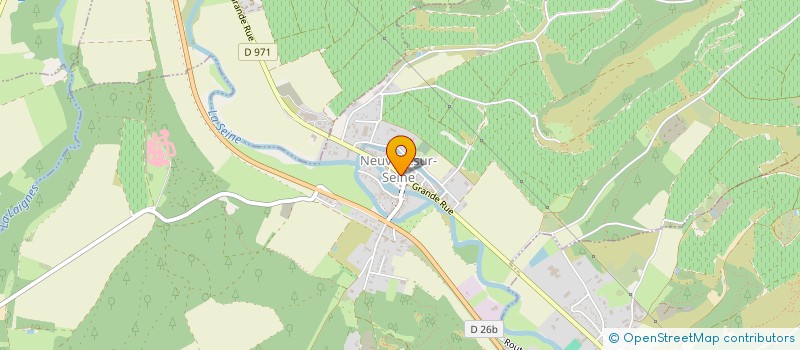 localisation de l'entreprise BAUDRY M2A  NEUVILLE-SUR-SEINE