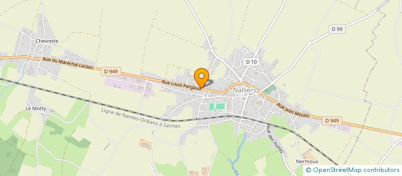 localisation de l'entreprise BAUDRY - PERCOT  NALLIERS