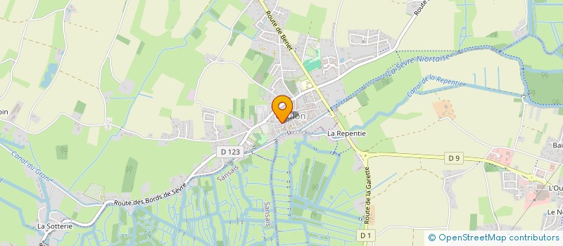 localisation de l'entreprise BAUDRY-RIGOLLET  COULON