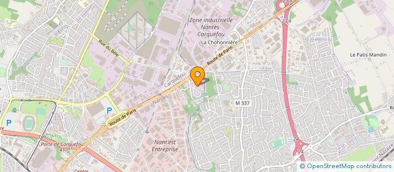 localisation de l'entreprise BAUDRY.SYSTEM à NANTES