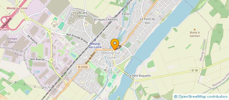 localisation de l'entreprise BAUDU à MEUNG-SUR-LOIRE