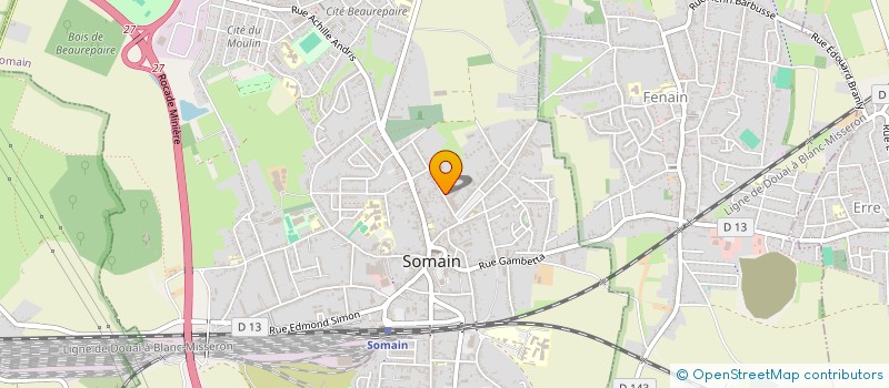 localisation de l'entreprise BAUDUIN BMC  SOMAIN