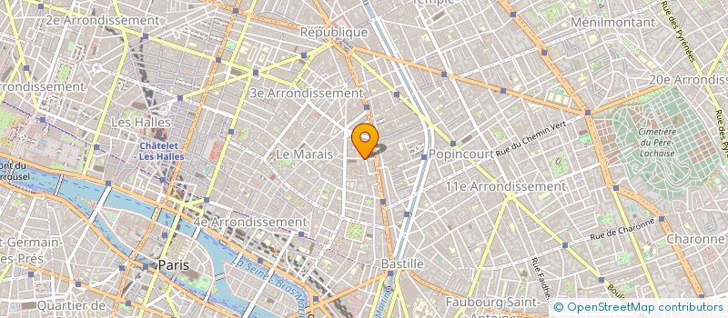 localisation de l'entreprise BAUDY ET COMPAGNIE  PARIS