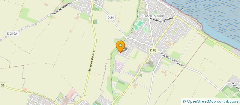 localisation de l'entreprise BAUE INVEST  LUC-SUR-MER