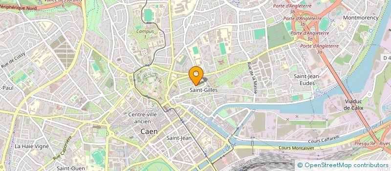 localisation de l'entreprise BAUE SARL à CAEN