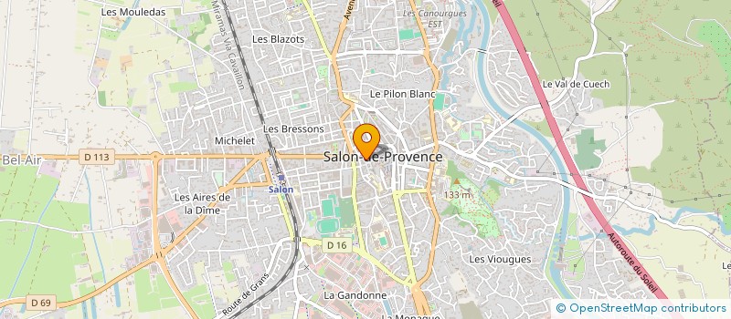 localisation de l'entreprise BAUER AERO TRAINING  SALON-DE-PROVENCE