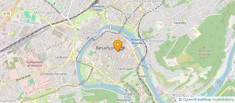 localisation de l'entreprise BAUER BOISSON à BESANCON