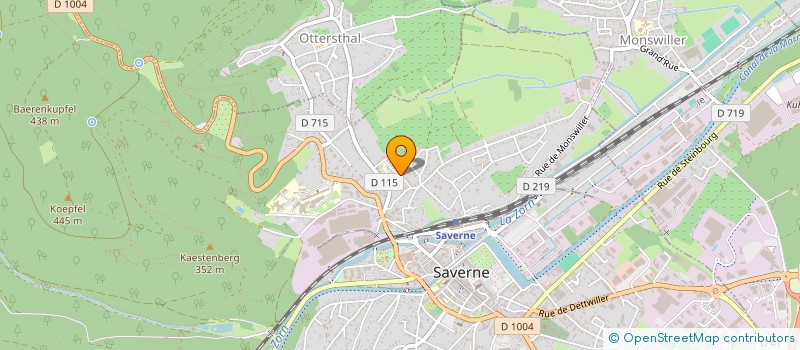 localisation de l'entreprise BAUER & CO  SAVERNE