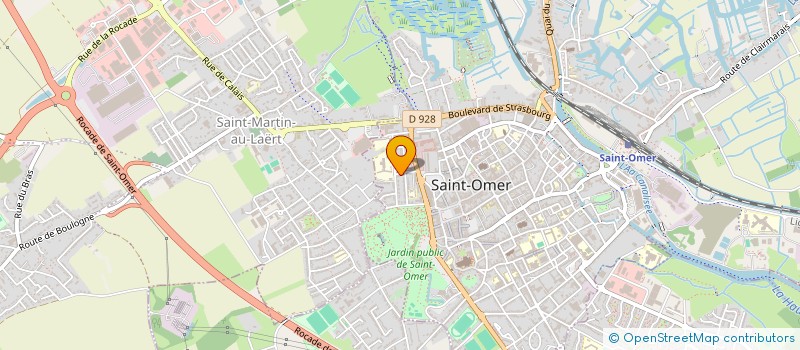 localisation de l'entreprise BAUER INVEST  SAINT-OMER