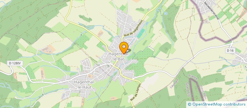 localisation de l'entreprise BAUER MUSIC & ENTERTAINMENT  HAGENTHAL-LE-BAS