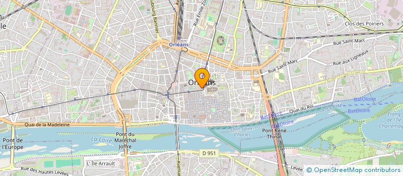 localisation de l'entreprise BAUER MUSIQUE SARL à ORLEANS