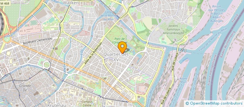 localisation de l'entreprise BAUERLE à STRASBOURG