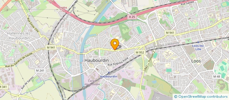 localisation de l'entreprise BAUET DESREUMAUX  HAUBOURDIN