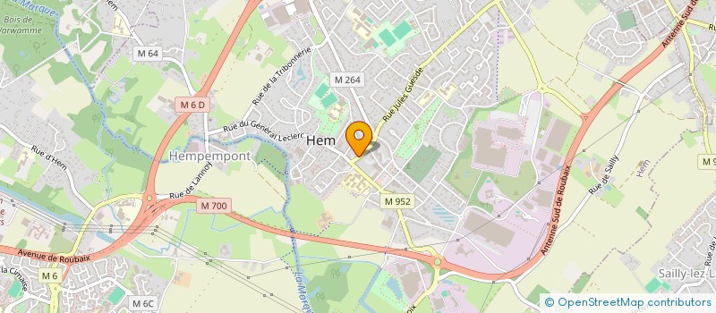 localisation de l'entreprise BAUFFE FRERES  HEM