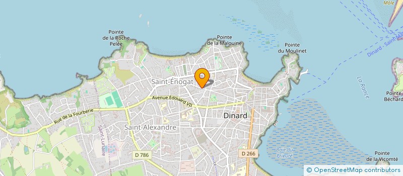 localisation de l'entreprise BAUGARD RIESS INDIVISION  DINARD