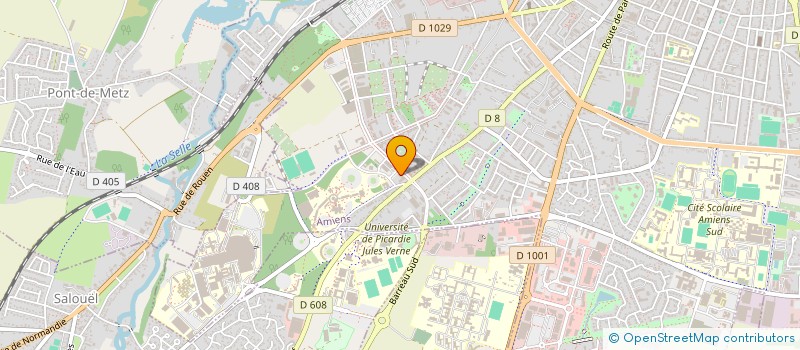 localisation de l'entreprise BAUGE NOUE à AMIENS