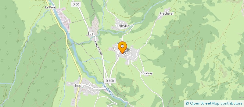 localisation de l'entreprise BAUGES CREAT CHAPES DALLAGES TERRASSES  LA COMPOTE