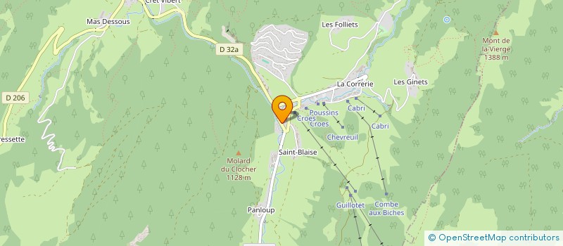 localisation de l'entreprise BAUGES MATERIAUX  AILLON-LE-JEUNE