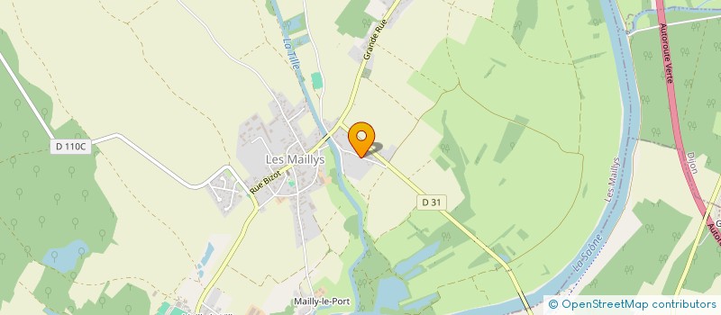localisation de l'entreprise BAUGIL à LES MAILLYS