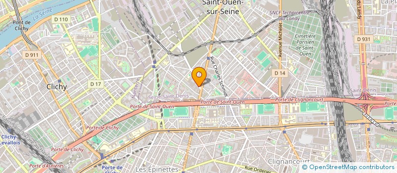 localisation de l'entreprise BAUHCIDE à SAINT-OUEN-SUR-SEINE