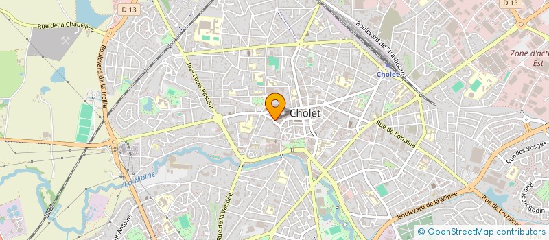 localisation de l'entreprise BAUHEM à CHOLET