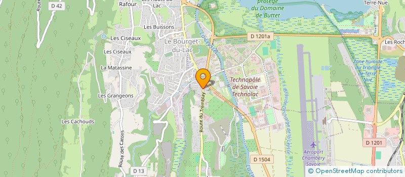 localisation de l'entreprise BAUJONC  LE BOURGET-DU-LAC