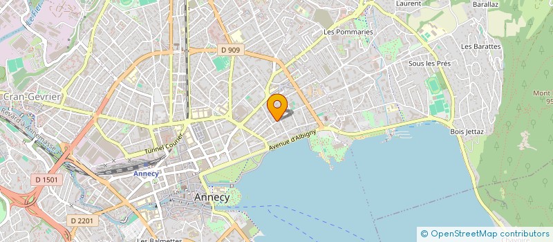localisation de l'entreprise BAUJOT / VOINSON à ANNECY