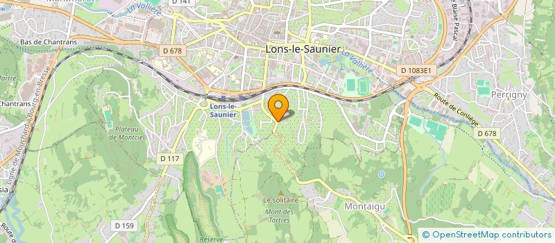 localisation de l'entreprise BAULARD PATRICK à LONS-LE-SAUNIER