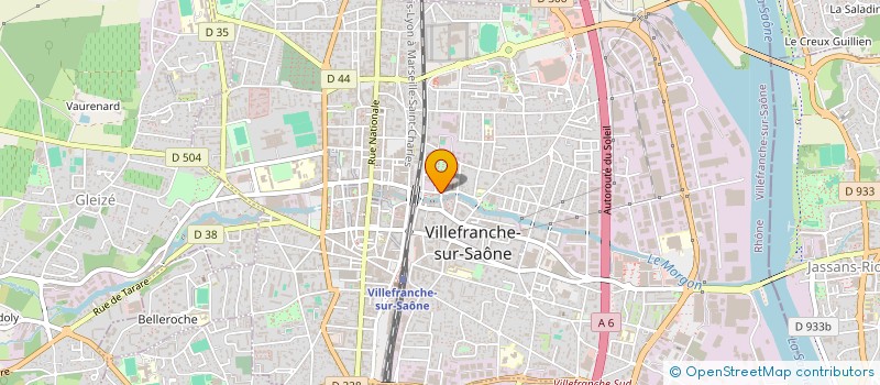 localisation de l'entreprise BAULE PARTNER  VILLEFRANCHE-SUR-SAONE