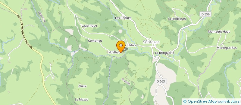 localisation de l'entreprise BAULES ENERGIE  SEBRAZAC