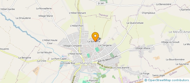 localisation de l'entreprise BAUM'ELEC  MARIGNY-LE-LOZON