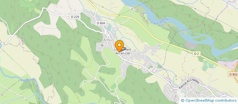 localisation de l'entreprise BAUMADOR  ARBUS