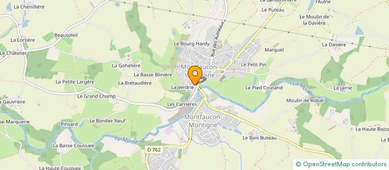 localisation de l'entreprise BAUMANN ARCHITECTURE  SEVREMOINE