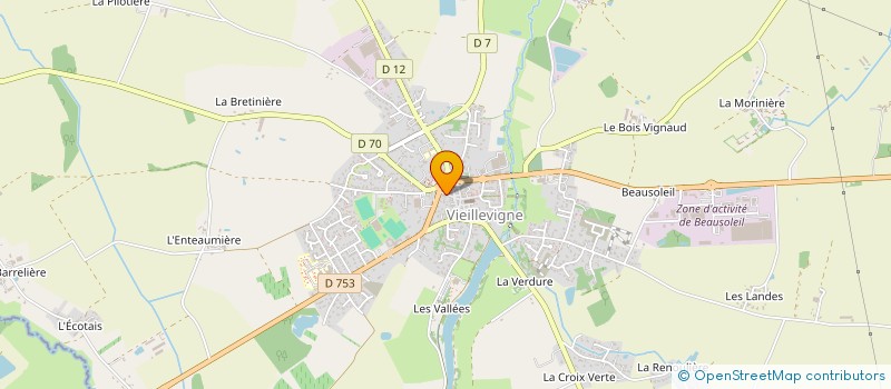 localisation de l'entreprise BAUMANN COMPAGNY SARL à VIEILLEVIGNE