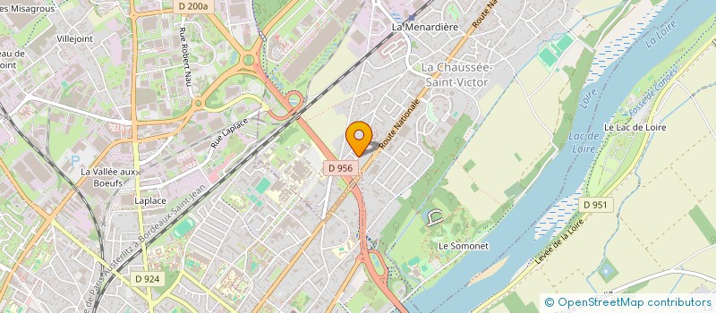 localisation de l'entreprise BAUMANN INFORMATIQUE  LA CHAUSSEE-SAINT-VICTOR