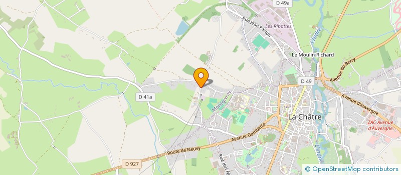 localisation de l'entreprise BAUMAR à LOUROUER-SAINT-LAURENT