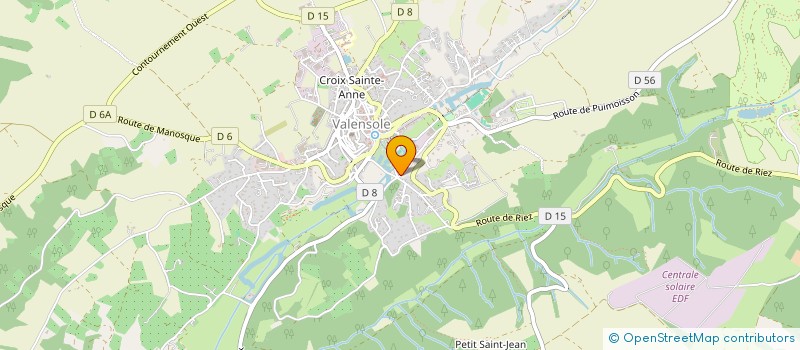 localisation de l'entreprise BAUMAR IMMOBILIERE à VALENSOLE