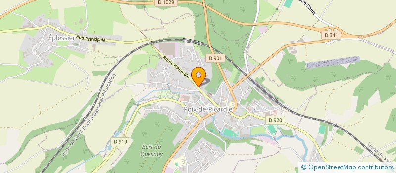 localisation de l'entreprise BAUMAT à GAUVILLE
