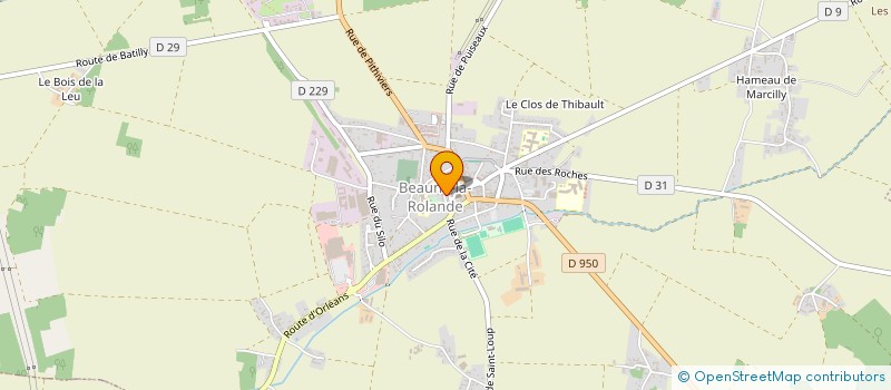 localisation de l'entreprise BAUME EN NATURE à BEAUNE-LA-ROLANDE