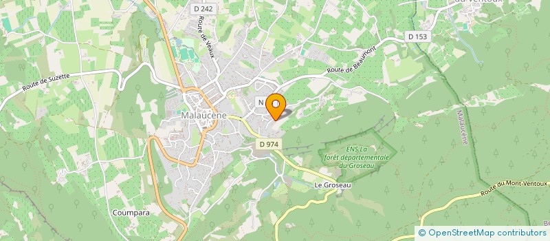 localisation de l'entreprise BAUME MACONNERIE à ENTRECHAUX