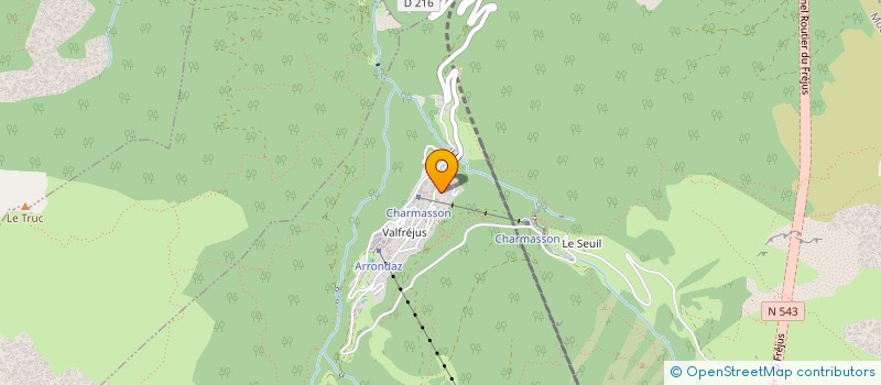 localisation de l'entreprise BAUMER  MODANE