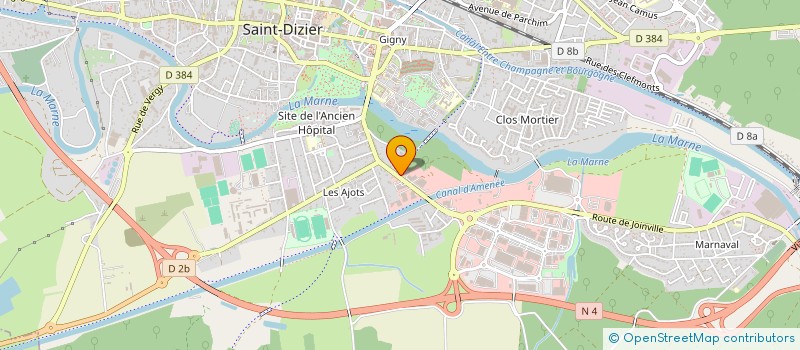 localisation de l'entreprise BAUMUS à SAINT-DIZIER
