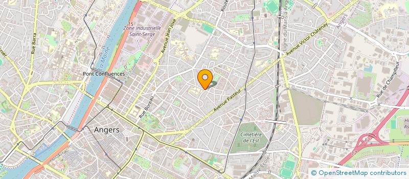 localisation de l'entreprise BAUNE IMMO  ANGERS