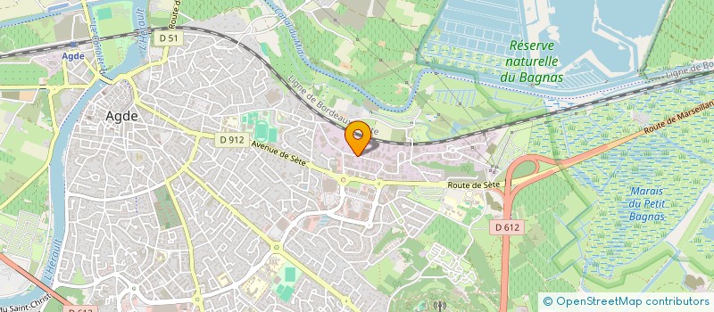 localisation de l'entreprise BAUP SUD à AGDE