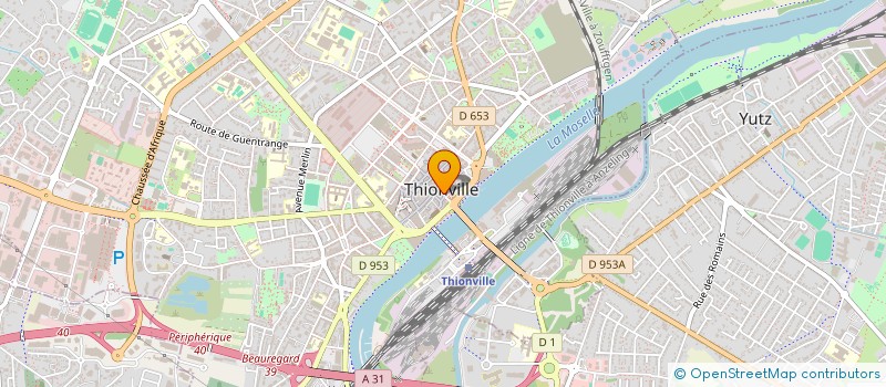 localisation de l'entreprise BAUR  THIONVILLE