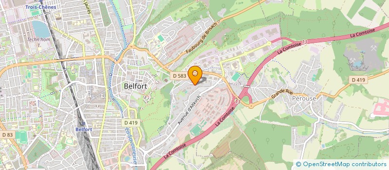 localisation de l'entreprise BAUR ANDREE ET BARATEAU SOPHIE  BELFORT