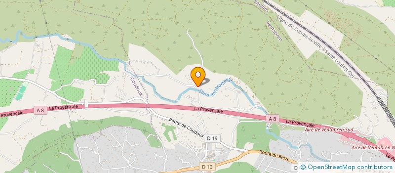 localisation de l'entreprise BAURENS ET BRECHET à VENTABREN