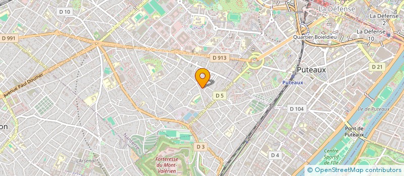 localisation de l'entreprise BAURIVO  NANTERRE